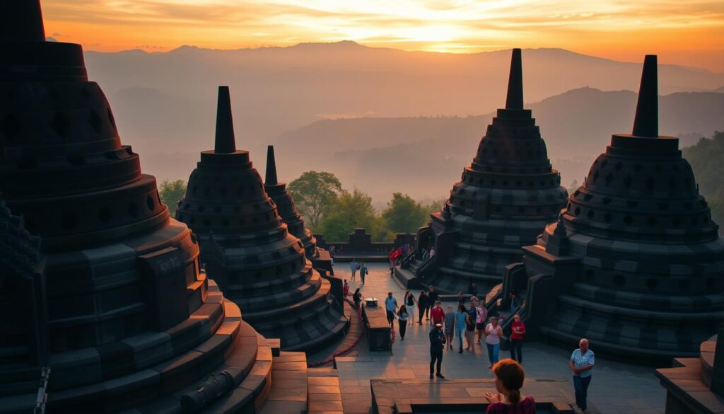 Gambar tur satu hari di Candi Borobudur