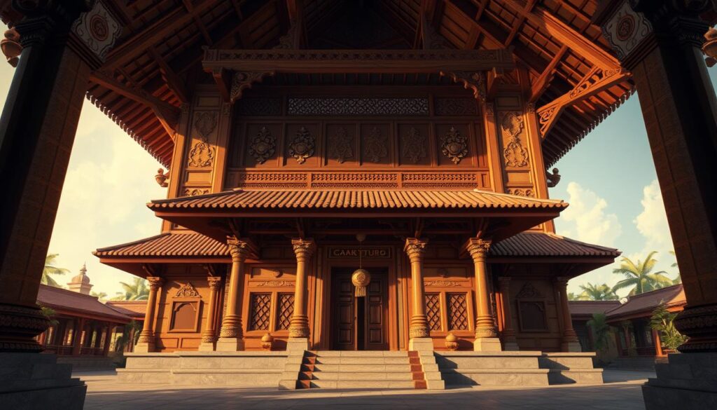 Image of Omah Guyub's traditional Javanese architecture